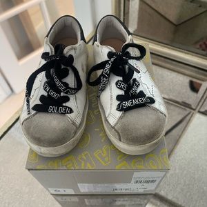 Toddler girl golden goose sneakers